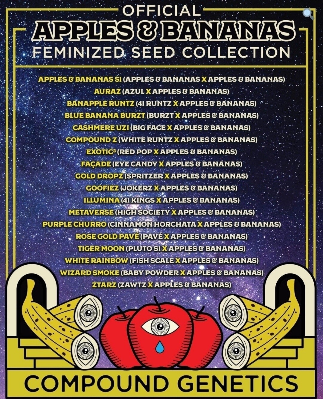 Compound Tiger Moon (Pluto S1 x Apples & Bananas) (Fem)