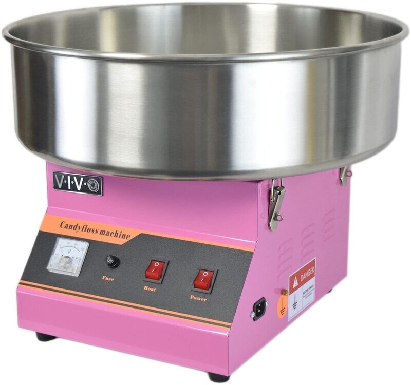 Suikerspin machine Basic met Roze suikerspinnen