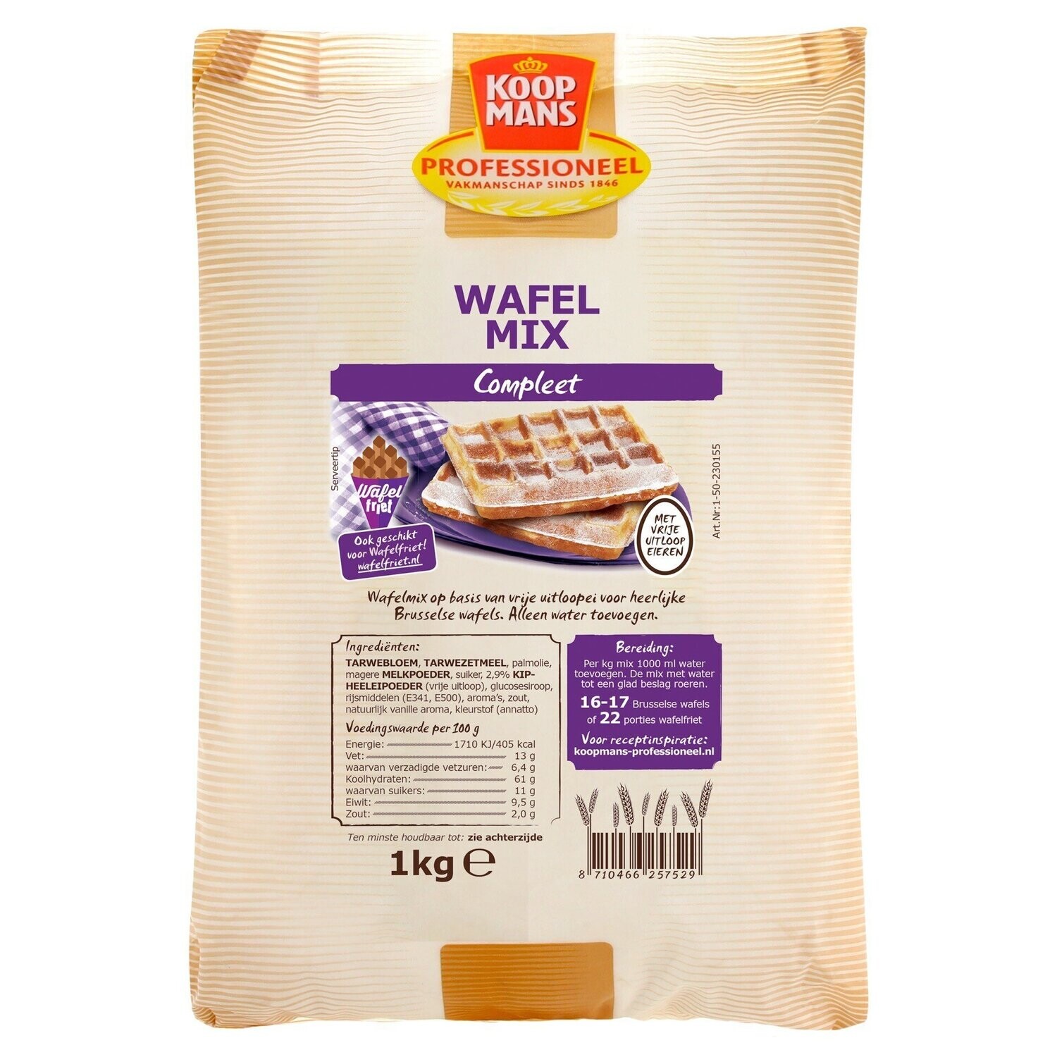 Lollywafelmix met keukengerei