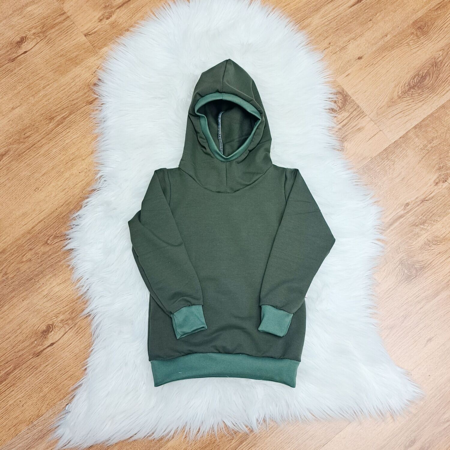 Hoodie mit Kapuze - olive