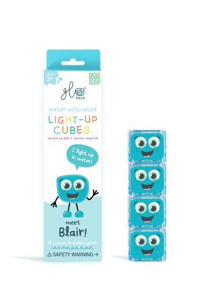 Leuchtwürfel 4er-Set Blau