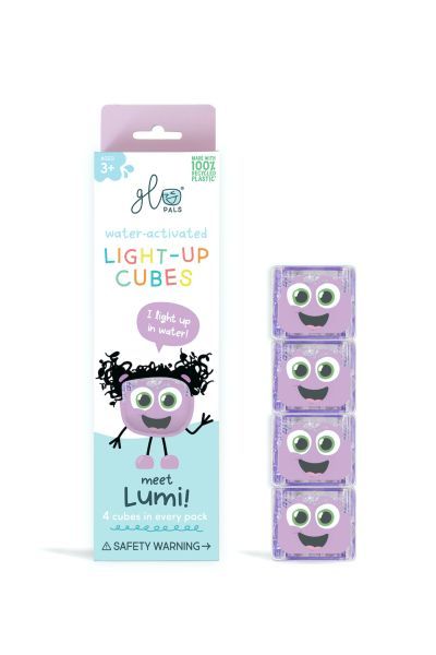 Leuchtwürfel 4er-Set Lila