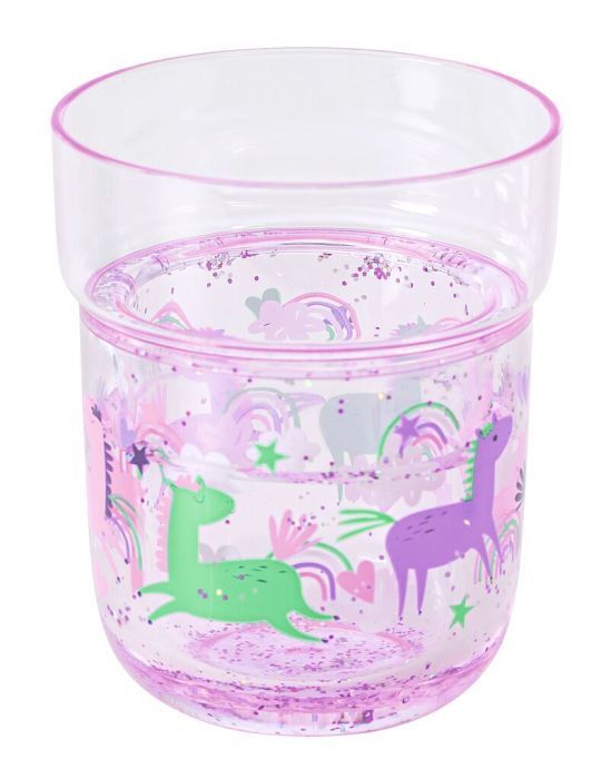 Trinkbecher Glitzerzauber Pferde