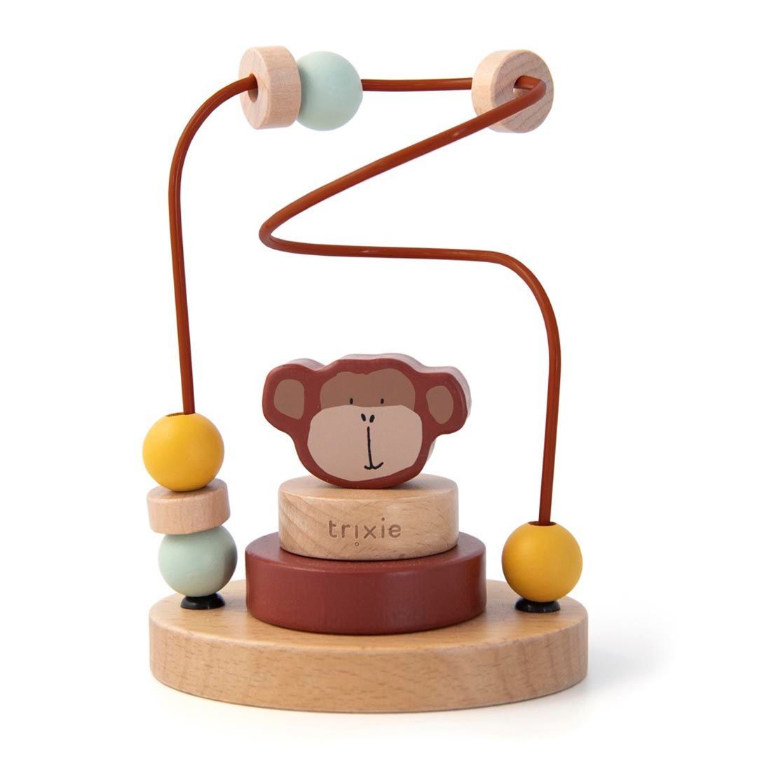 Holz Motorikschleife - Mr. Monkey