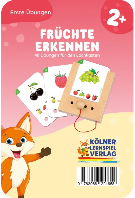Erste Übungen - Früchte erkennen - Lochkasten