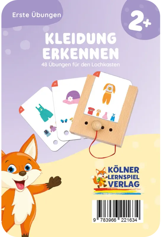Erste Übungen - Kleidungen erkennen - Lochkasten