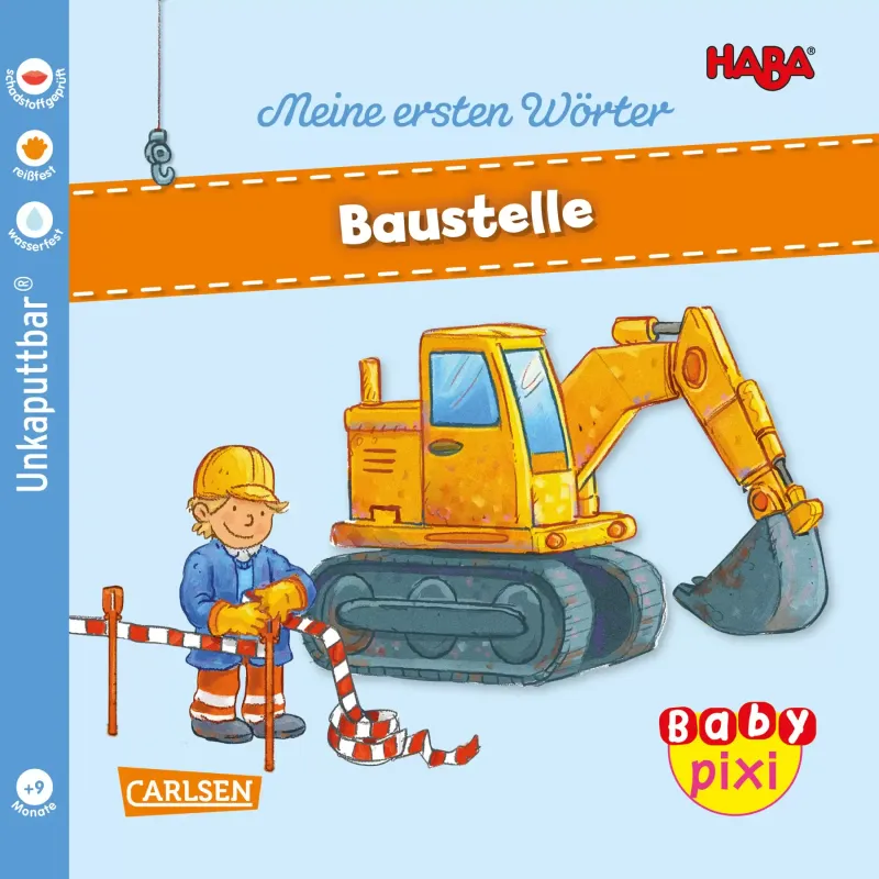 Meine ersten Wörter: Baustelle Baby Pixi (unkaputtbar)
