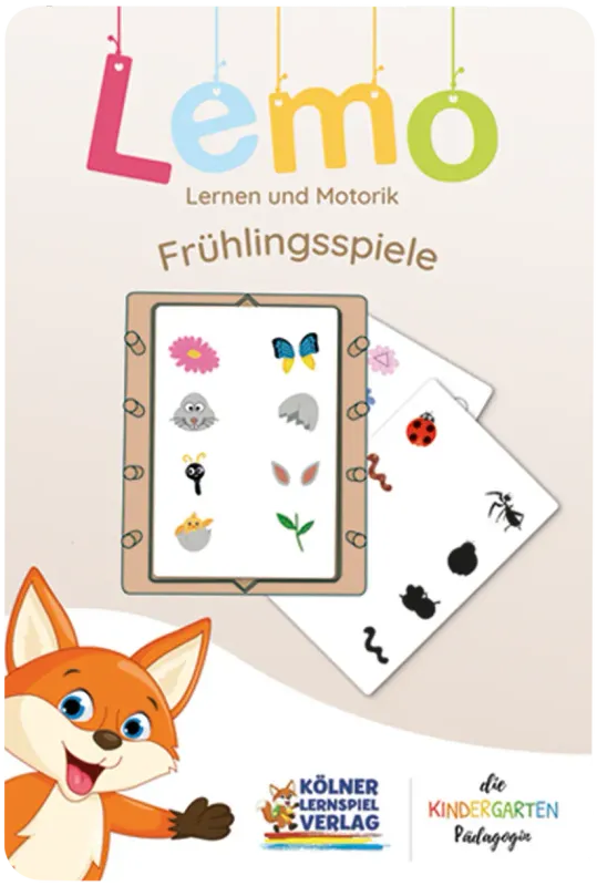 Lemo Kartensatz Frühlingsspiele (ab 4 Jahren)