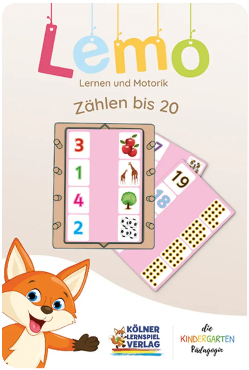 Lemo Kartensatz Zählen bis 20 (ab 5 Jahren)