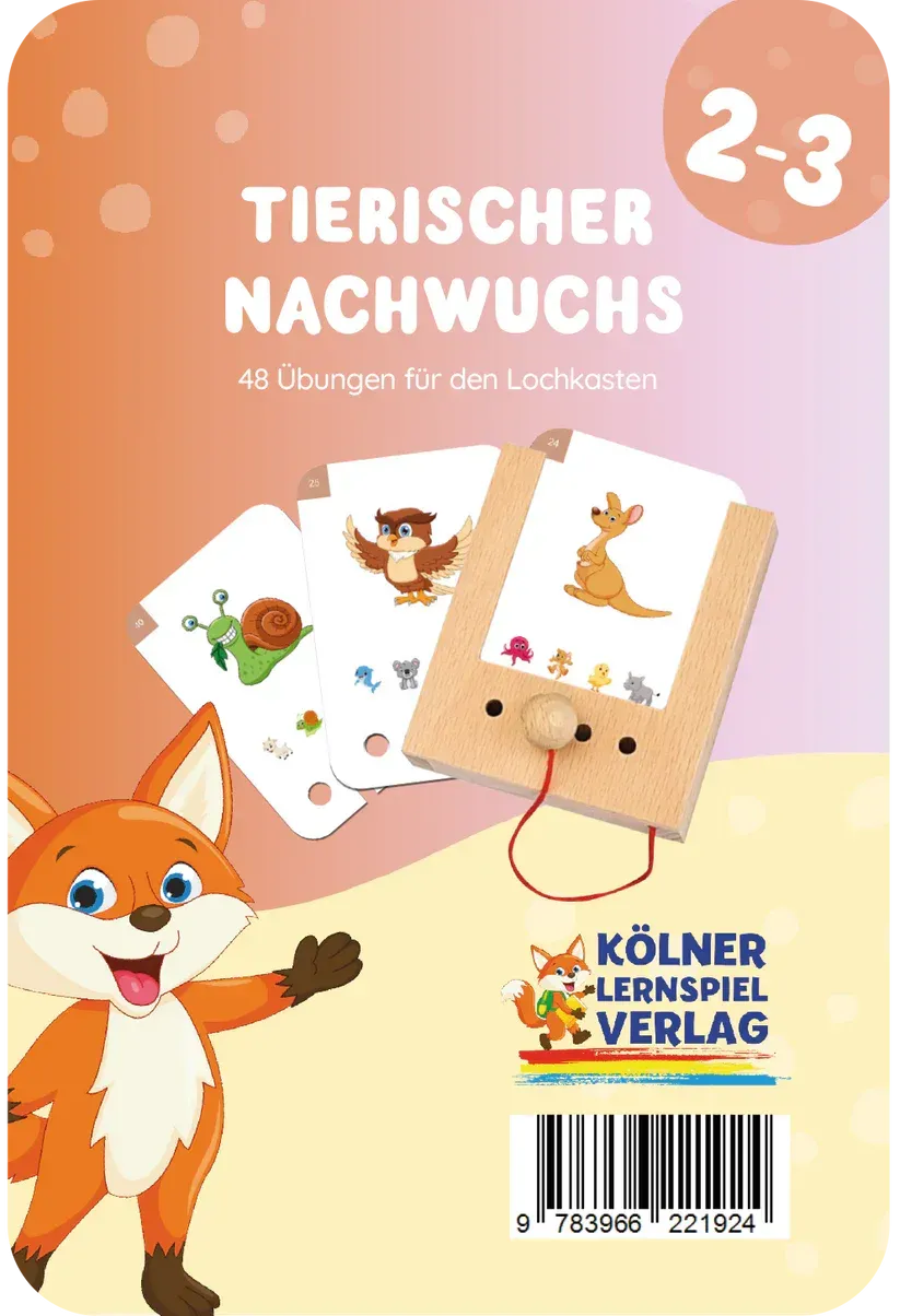 Tierischer Nachwuchs - Lochkasten