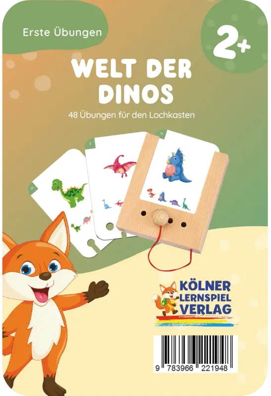 Erste Übungen - Welt der Dinos - Lochkasten