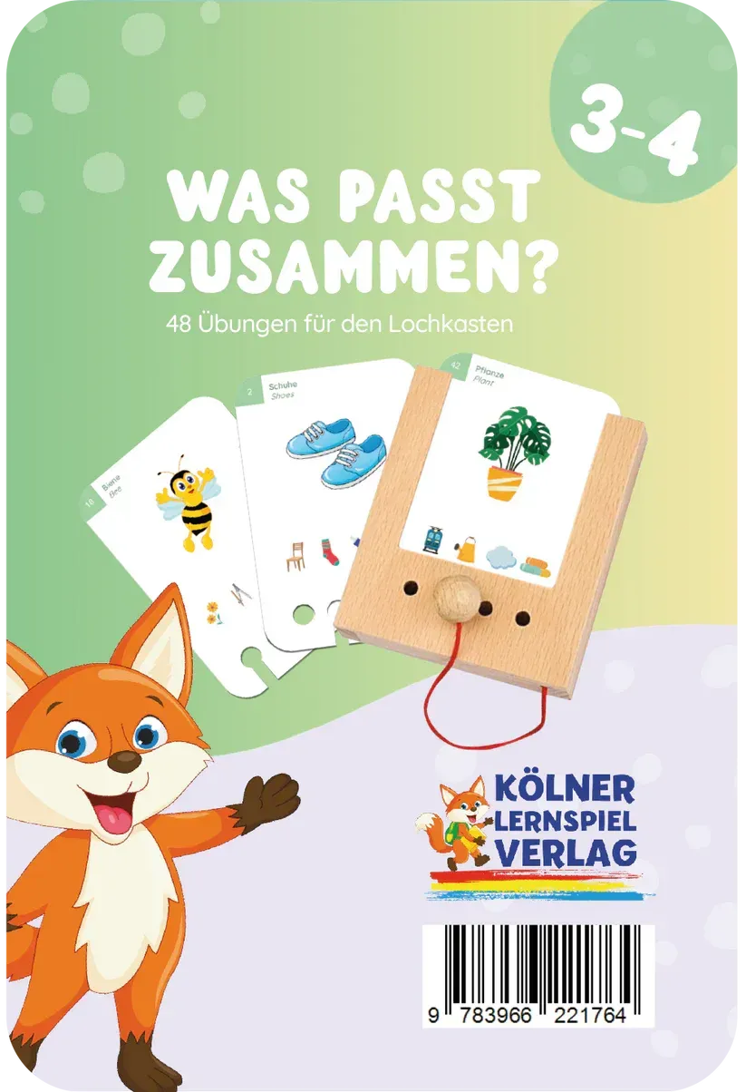 Was passt zusammen? - Lochkasten