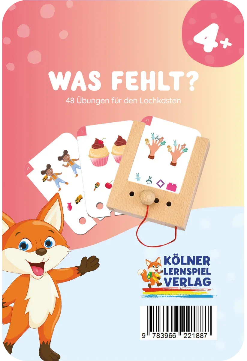 Was fehlt 4+ - Lochkasten
