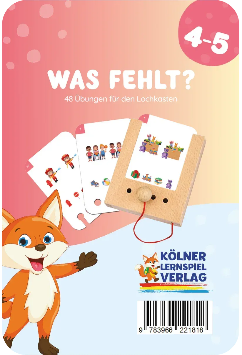 Was fehlt 4-5+ - Lochkasten