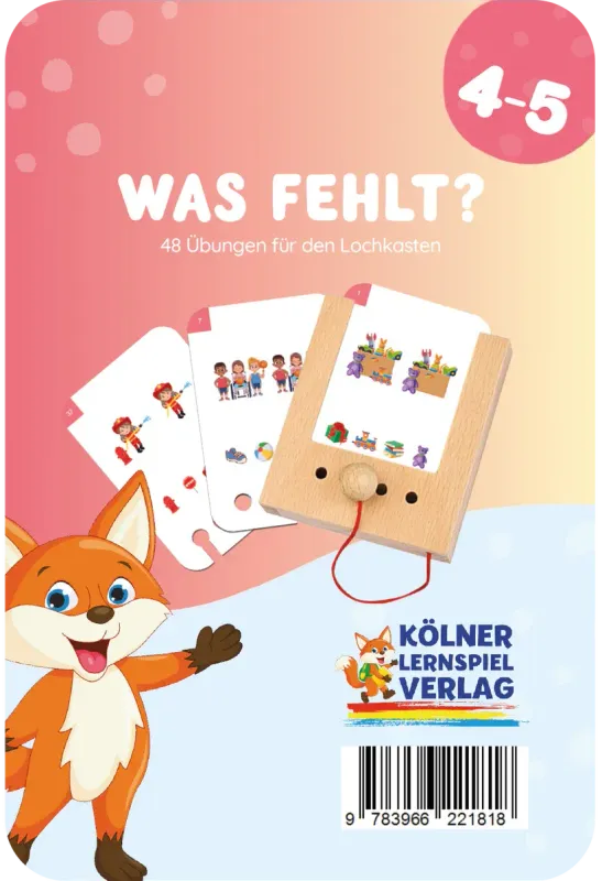 Was fehlt 4-5+ - Lochkasten