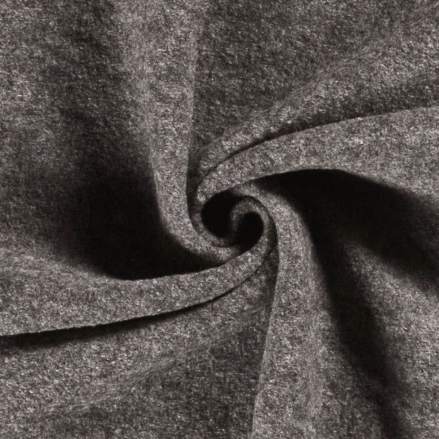 Wollwalk-Haube grau
