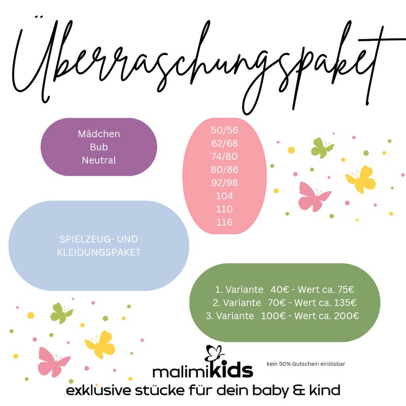Überraschungspaket gemischt