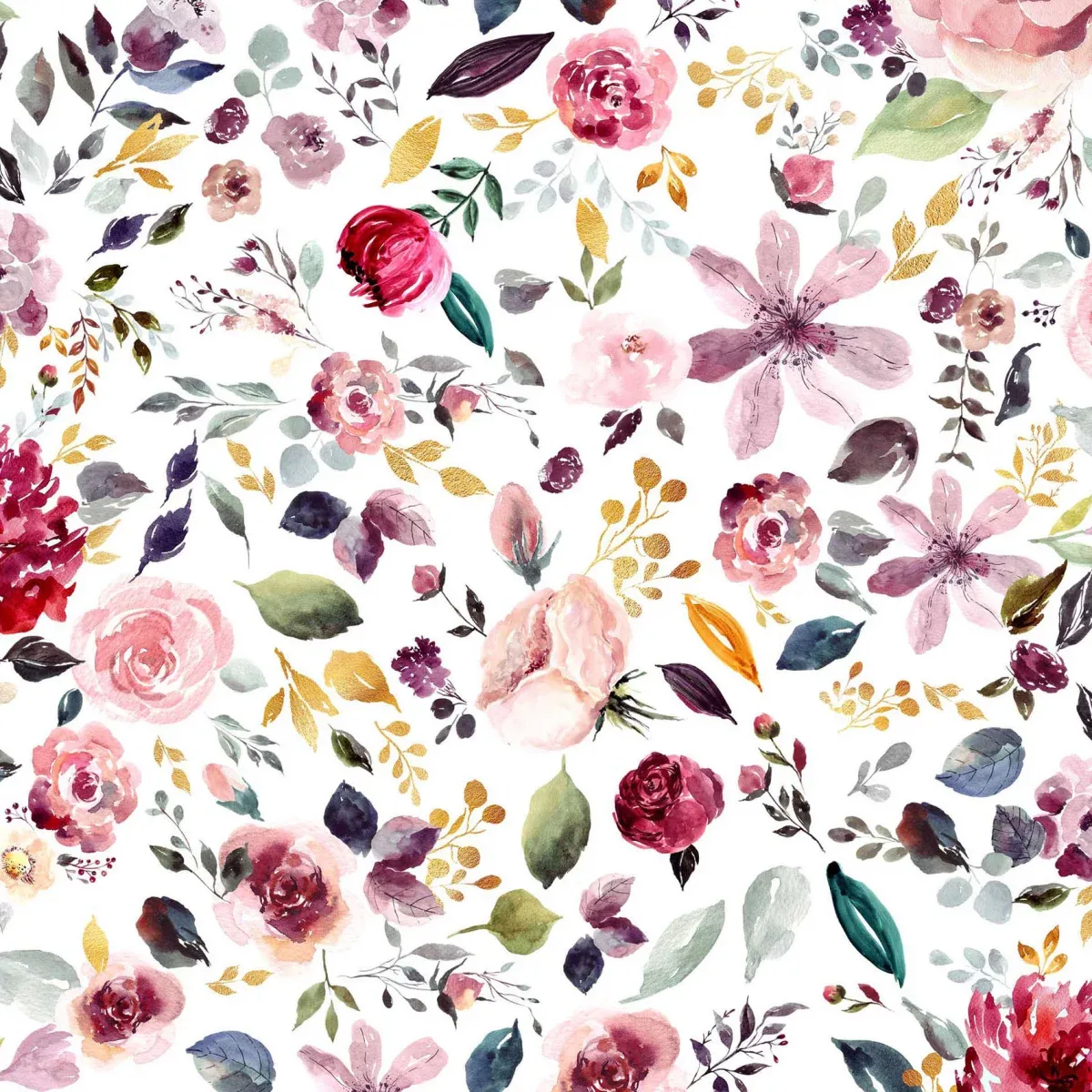 Knotenhaube Blumen Digital Knotenhaube Blumen Digital