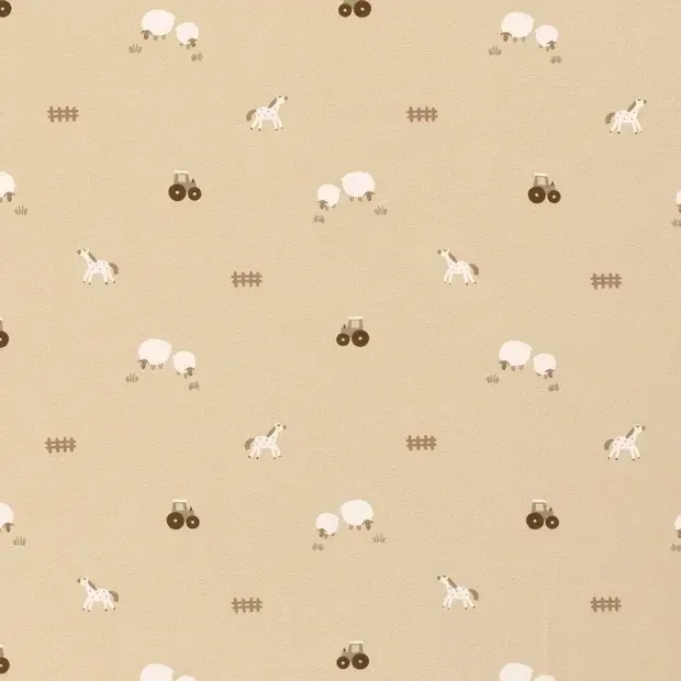 Shirt Bauernhof braun