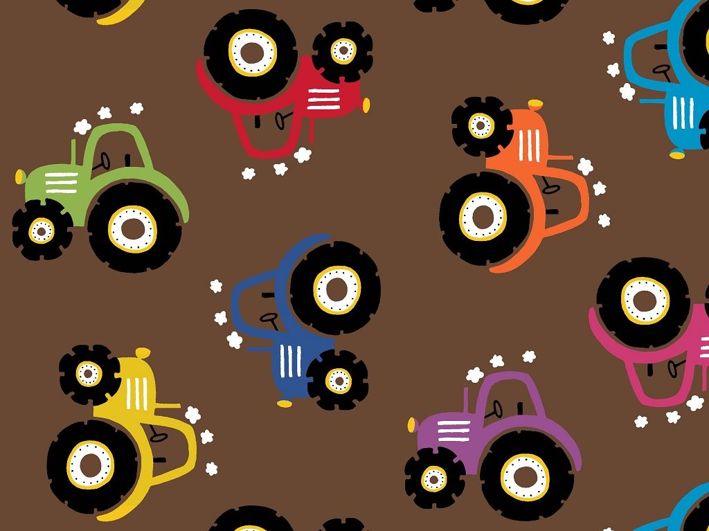 Leggings Traktor bunt