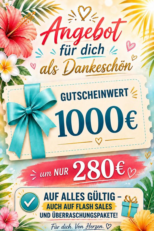 Gutschein Wert 1000€