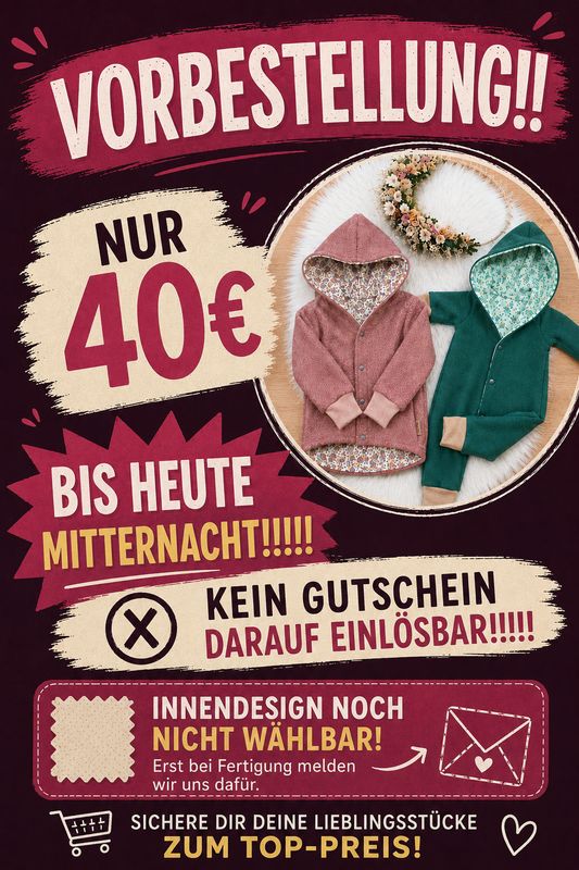 Wollwalk-Aktion Jacke oder Overall