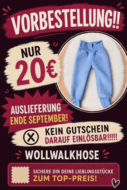 Wollwalk-Aktion Hose