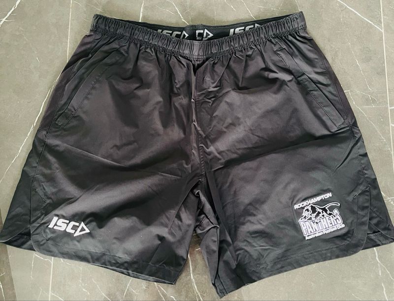 Panthers Training Shorts Adult Zippered Pockets NEW Style