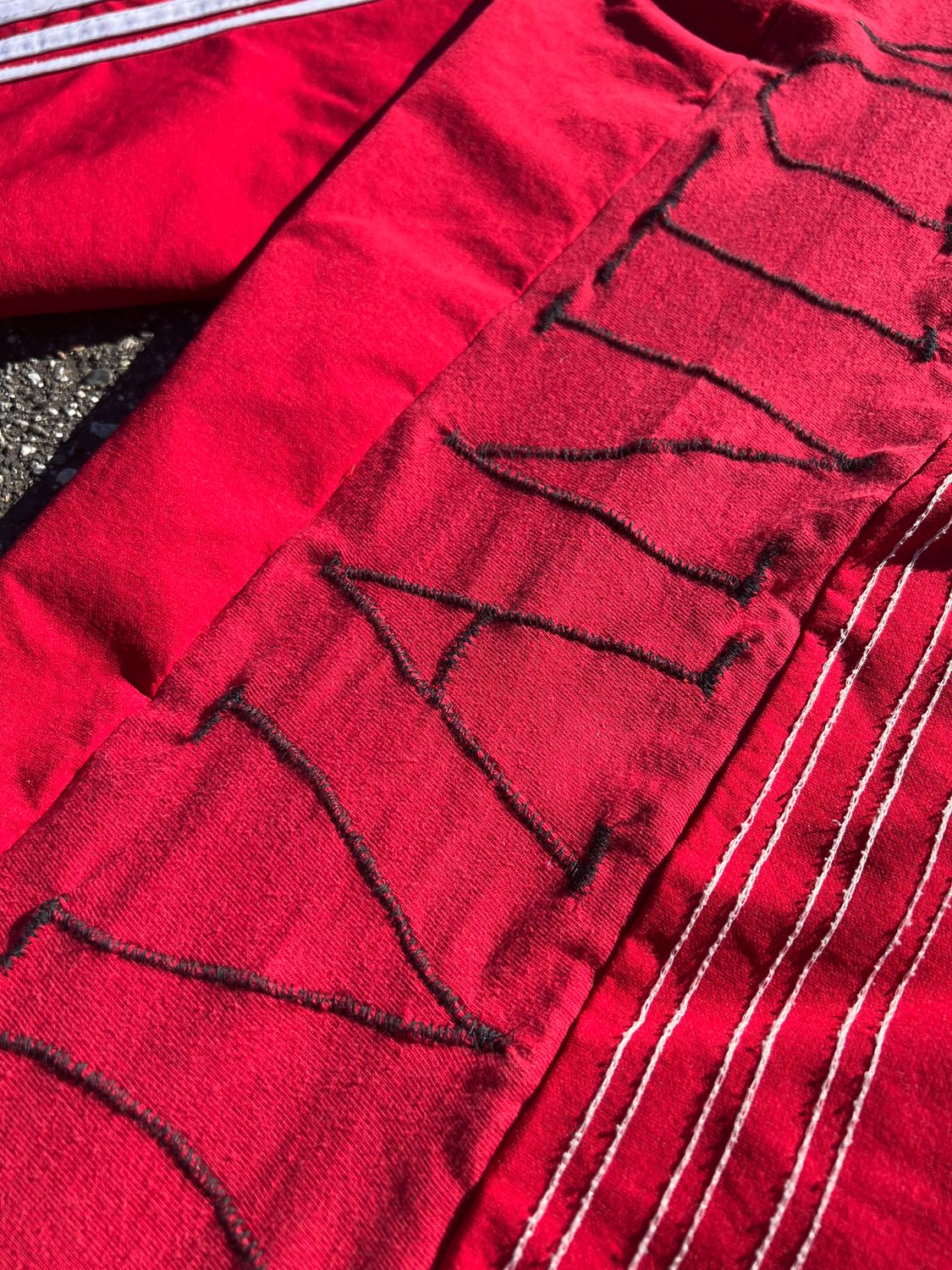 &quot;Adidass&quot; Baggy Trackpants