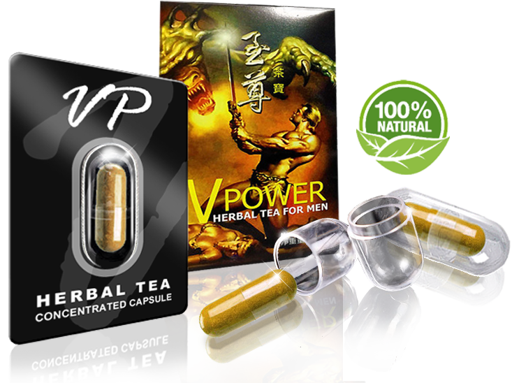 10 VPower Concentrated Herbal Tea Caps