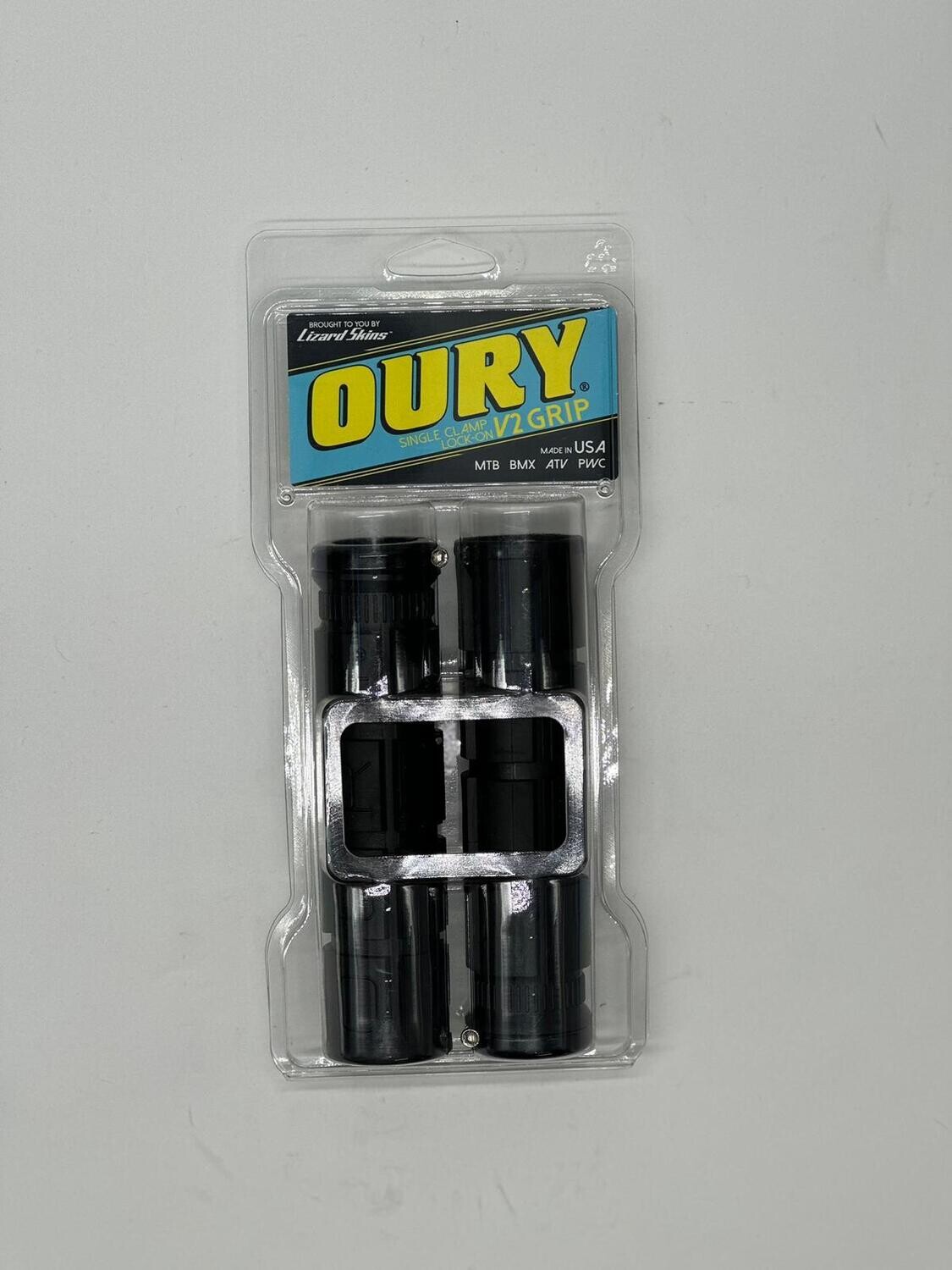 OURY V2 GRIPS, COLOR: BLK