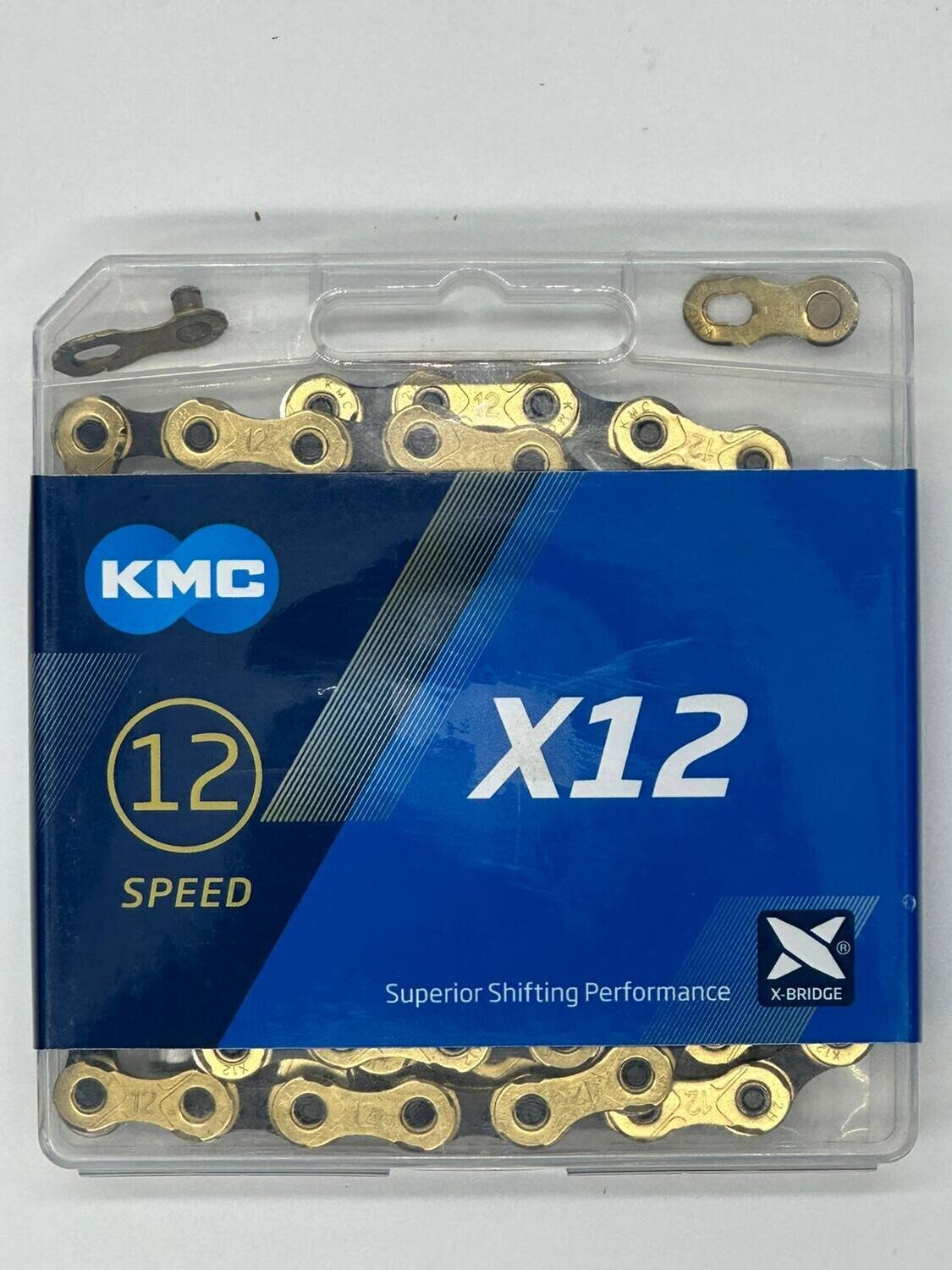 KMC X12 CHAIN BLACK/GOLD