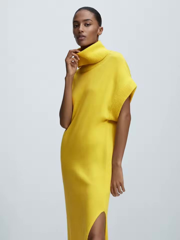 Ethereal MD 2025 massidutti winter new style of Ladies' casual and fashionable long wool blend dress