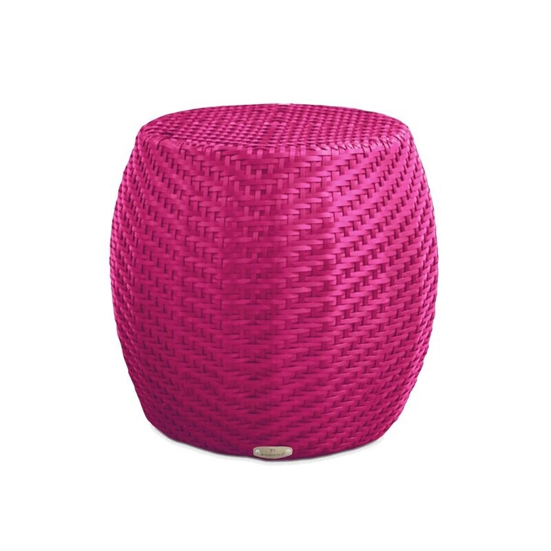 Congo Side Table in Fuschia