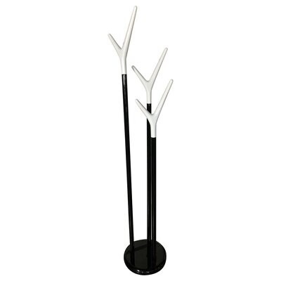 Lulu Coat Rack in White & Black lacquer Lulu Coat Rack in White & Black lacquer