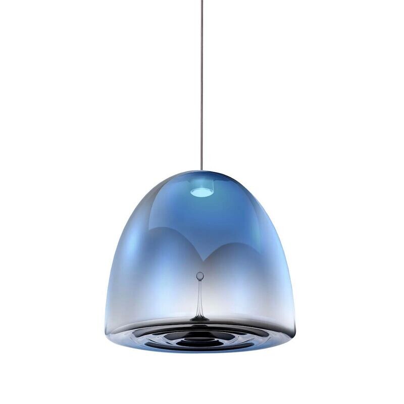 Pond pendant in blue, medium
