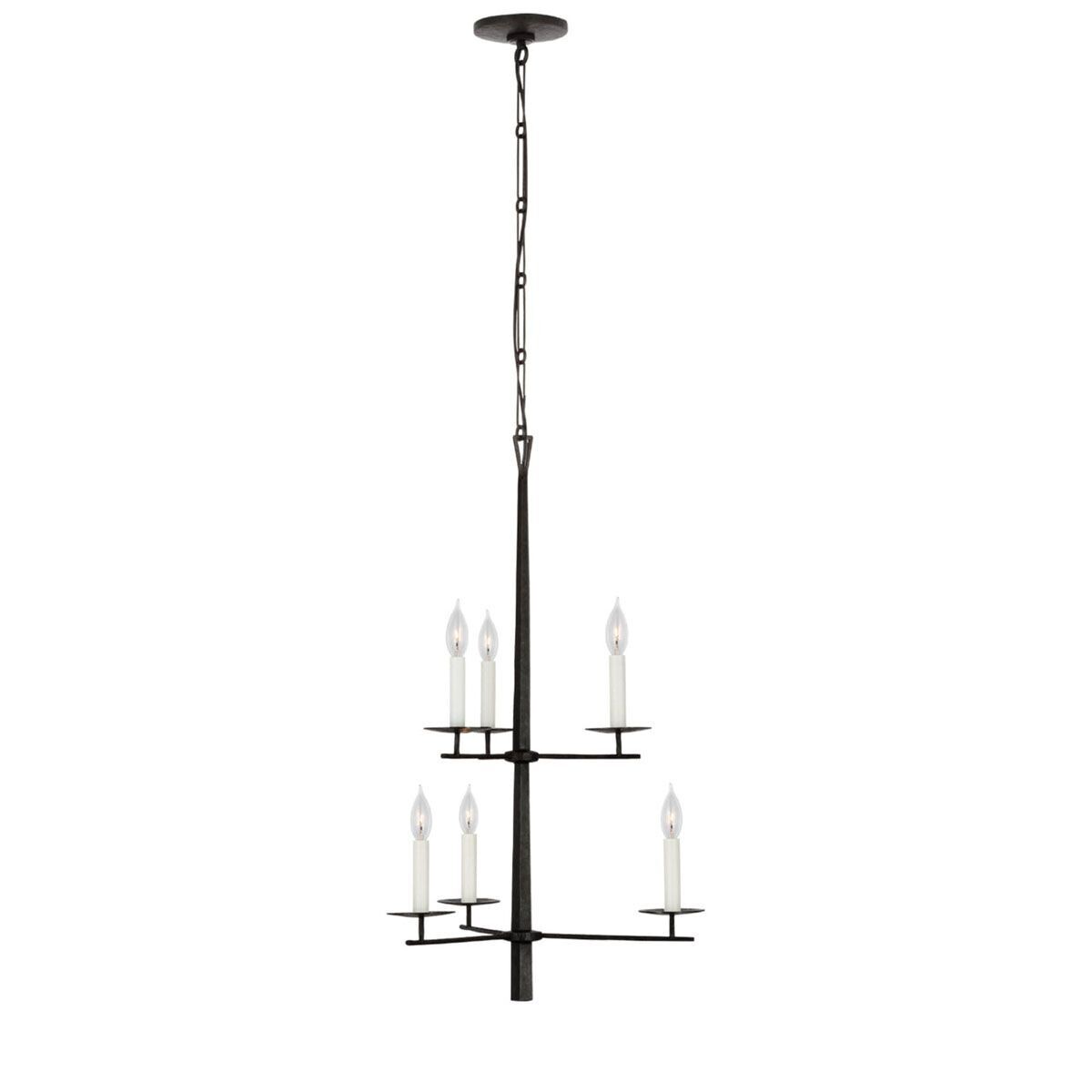 Arnav Two-Tier Entry Chandelier