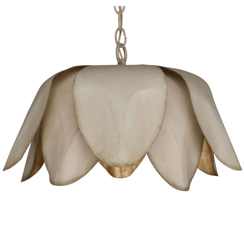 Petunia Pendant - white and gold Petunia Pendant - white and gold