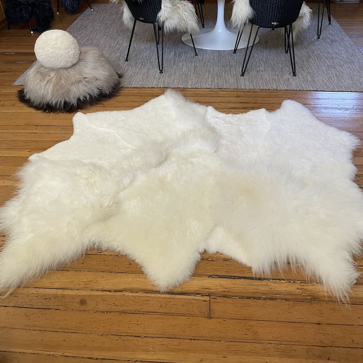 Miko Plain Sheepskin Rug