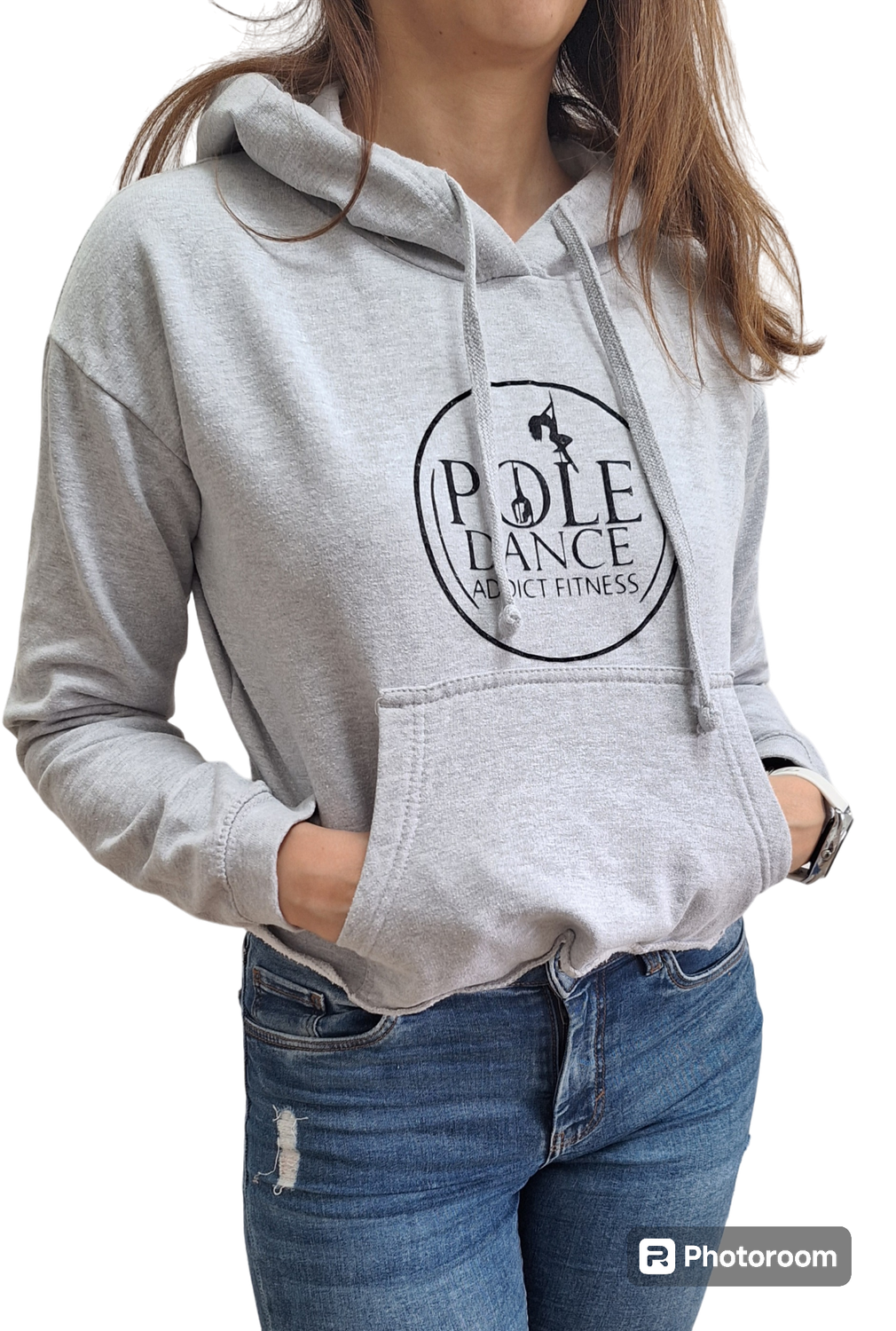 Sweat court à capuche