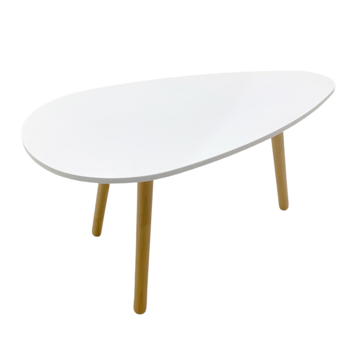 Mesa de centro blanca  set (2)