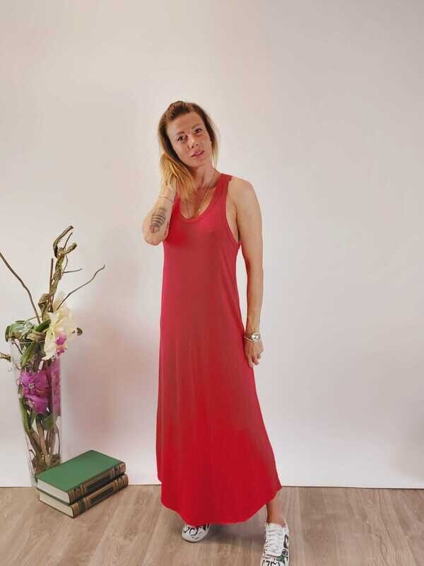 ABITO JERSEY ROSSO