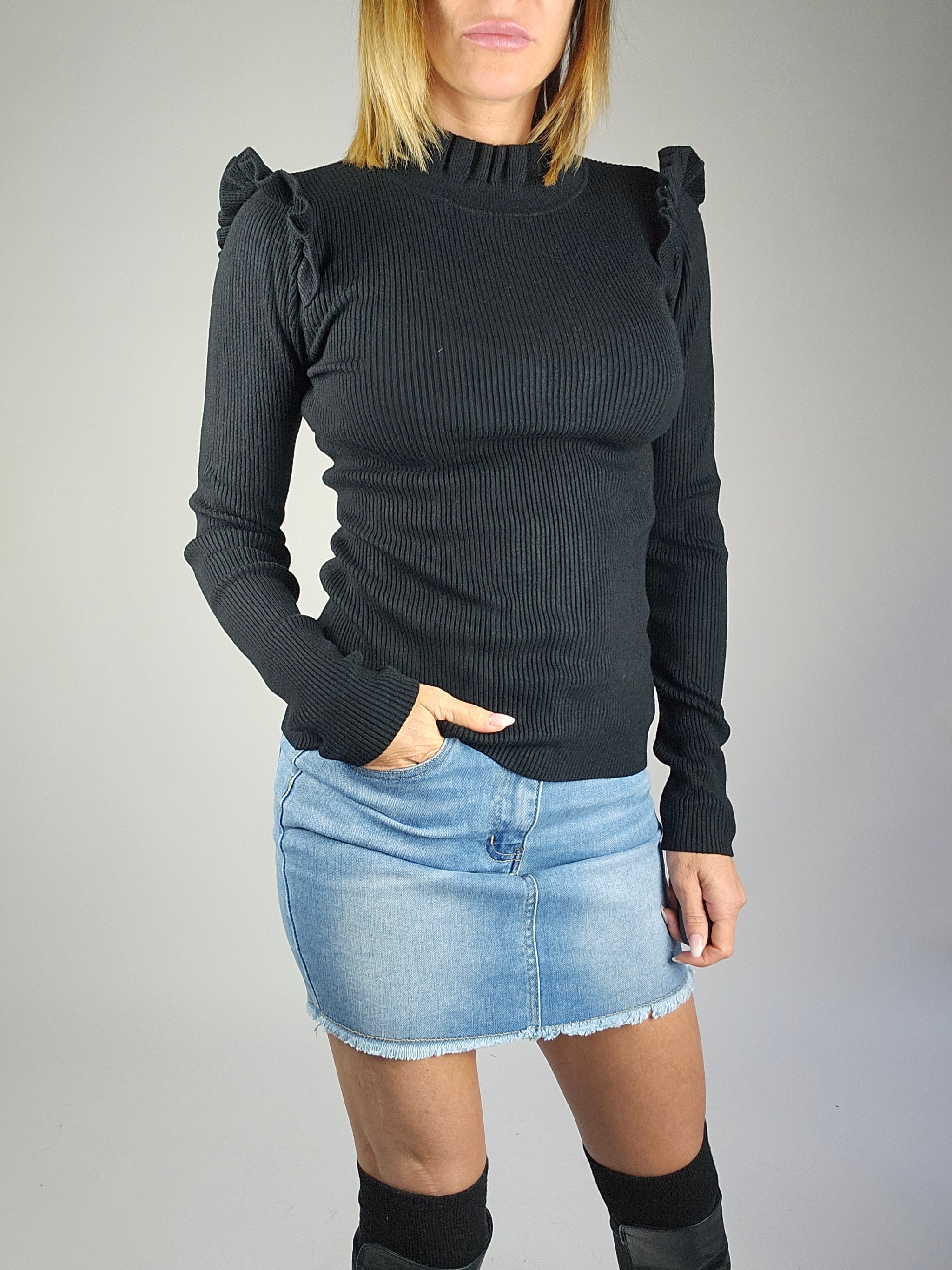 GONNA JEANS SFRANGIATA