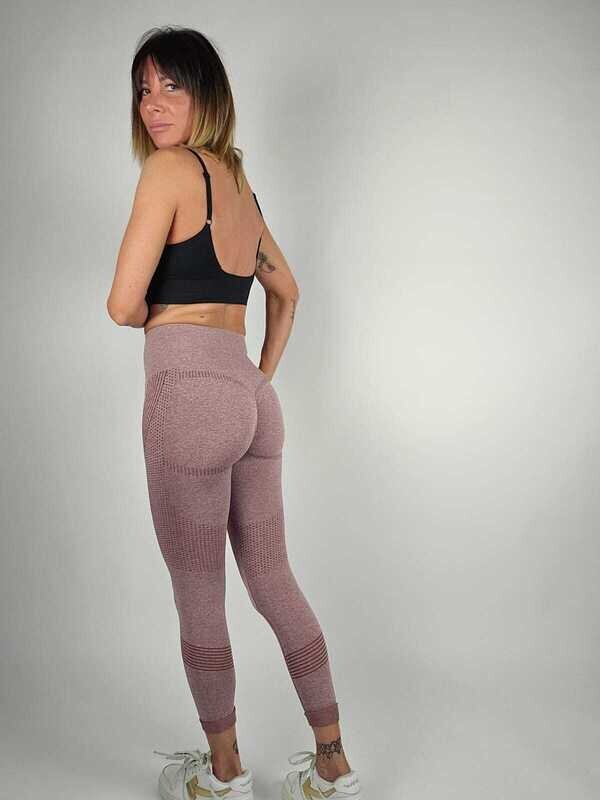 LEGGINGS EFFETTO PUSH UP ROSA
