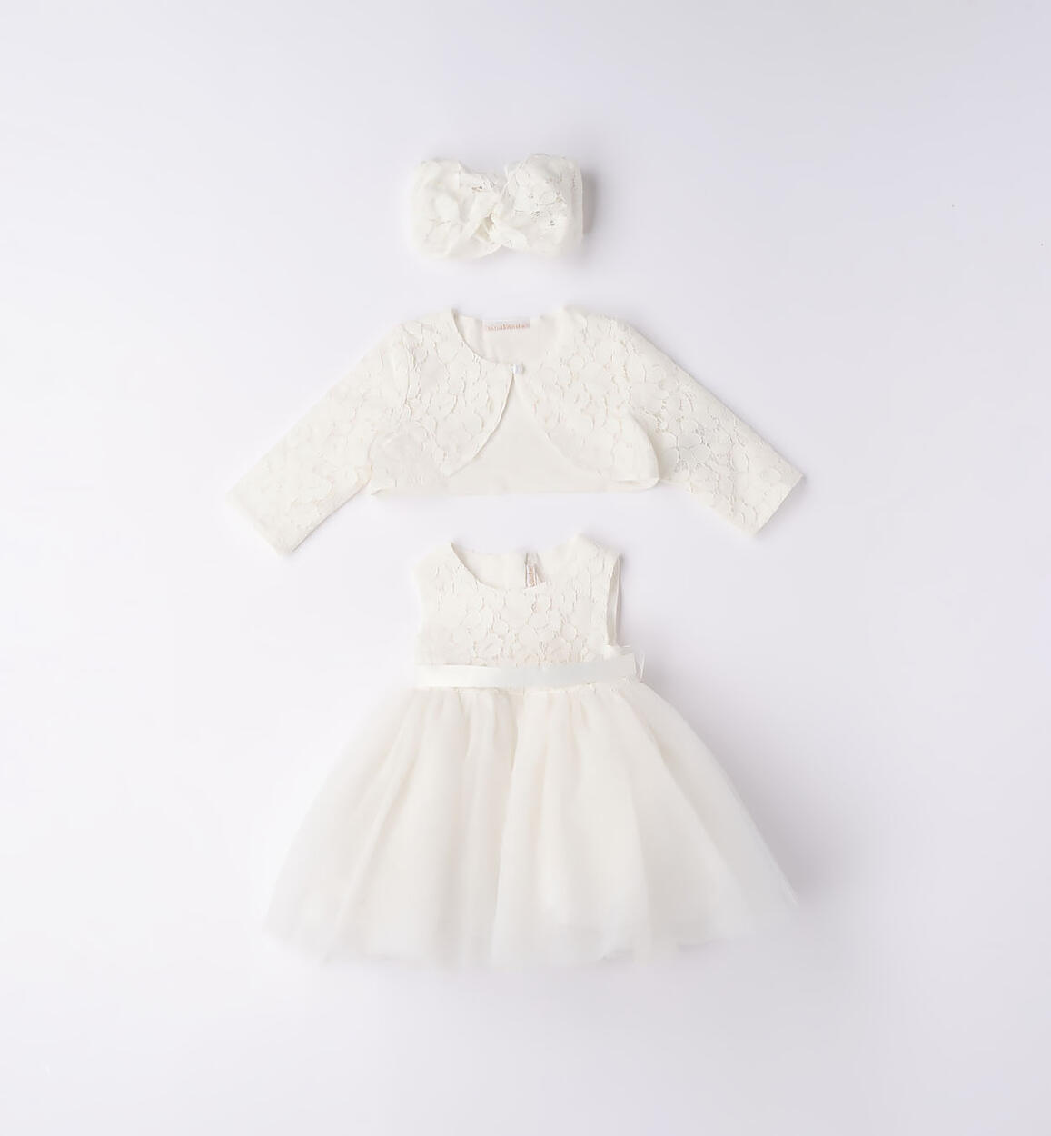 Abito cerimonia bambina in pizzo