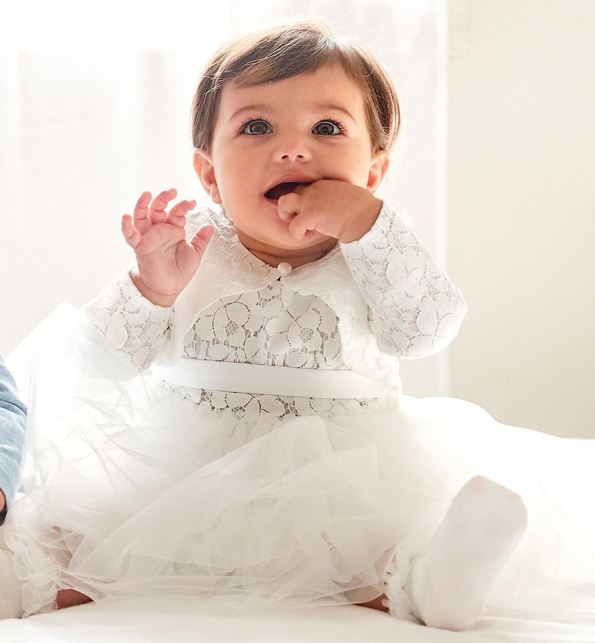 Abito cerimonia bambina in pizzo
