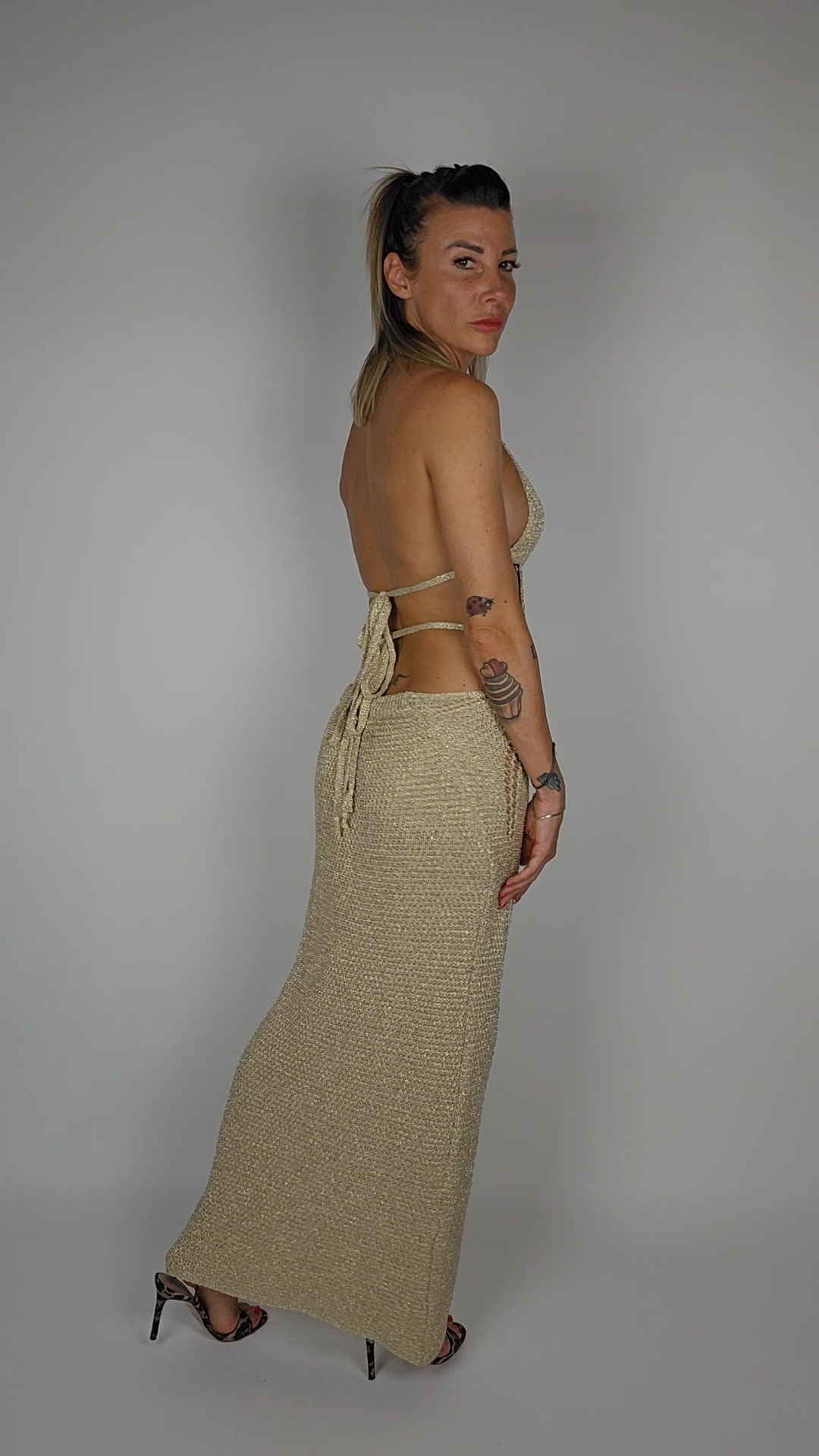 ABITO AZA IN FILO LUREX