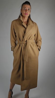 CAPPOTTO CAMEL FODERATO INTERNAMENTE