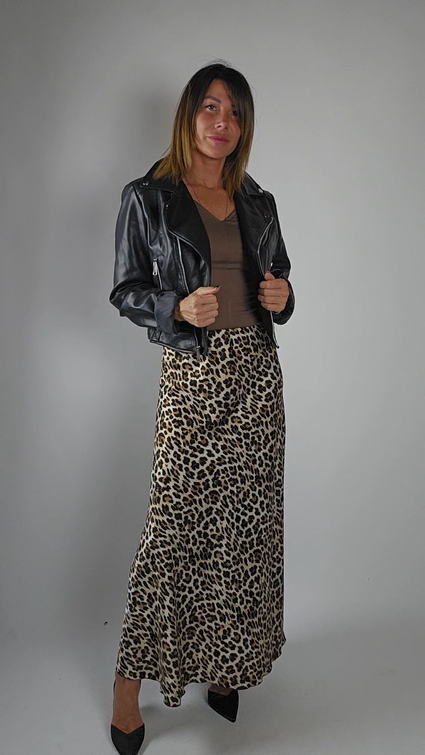 GONNA ANIMALIER RASO