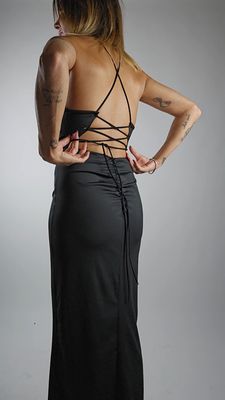 ABITO YOGA  MELANY NERO ABITO YOGA  MELANY NERO